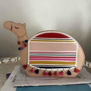 Kate Spade New York Spice Things Up Camel Novelty Leather Crossbody Bag Purse